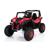Elektrische kinderauto - Buggy - met MP4 TV - 24V - rood