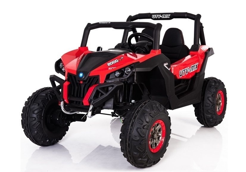 Elektrische kinderauto - Buggy - met MP4 TV - 24V - rood