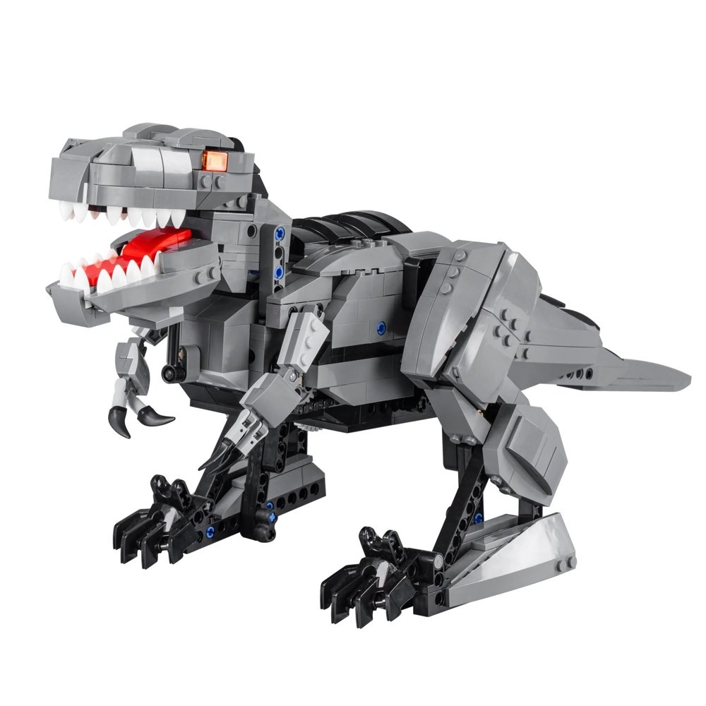 Bouwset - CaDA - Tyrannosaurus Rex - 701 bouwstenen - grijs