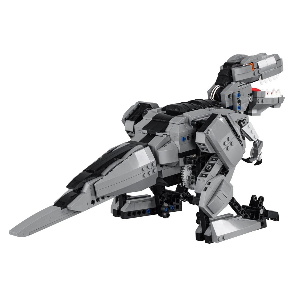 Bouwset - CaDA - Tyrannosaurus Rex - 701 bouwstenen - grijs