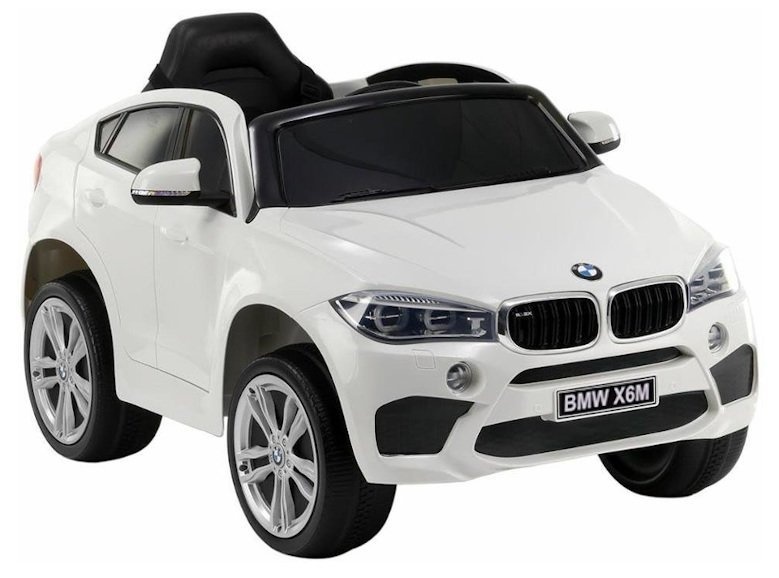 Elektrische kinderauto - BMW X6 - 116x77x60cm - 12V - wit