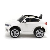 Elektrische kinderauto - BMW X6 - 116x77x60cm - 12V - wit