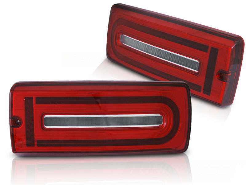 Achterlichten MERCEDES W463 G-klasse 1990-2018 - LED - rood wit