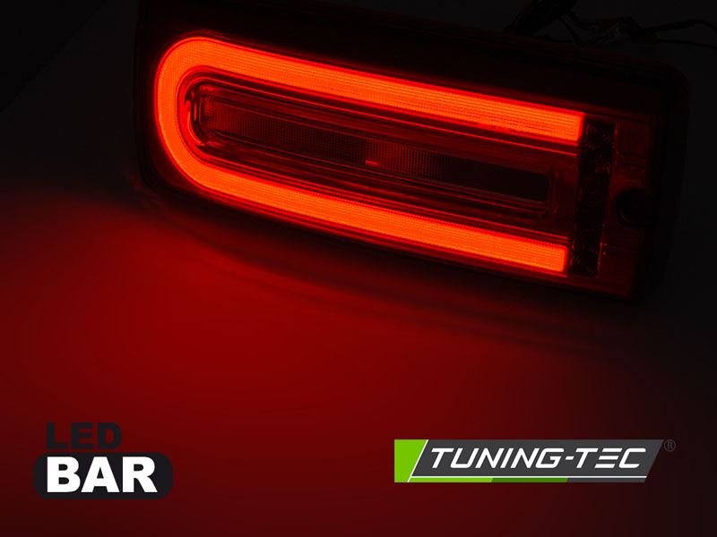 Achterlichten MERCEDES W463 G-klasse 1990-2018 - LED - rood wit