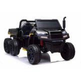 Elektrische kinderauto -  Pick-up truck - 24V - 4x200W - zwart