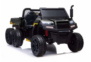 Elektrische kinderauto -  Pick-up truck - 24V - 4x200W - zwart