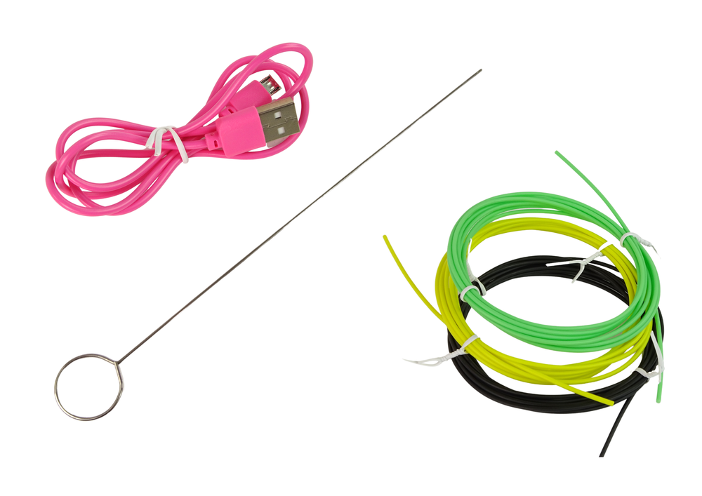 3D Pen - met vulling - 14x4x4cm - roze
