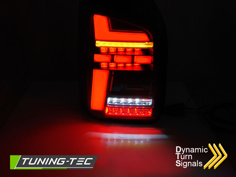 Achterlichten voor VW T6.1 vanaf 2020 - LED OEM - rood smoke