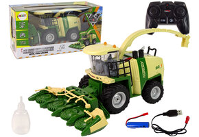 Bestuurbare trekker - RC - 18x16x13cm - met rook licht & geluid