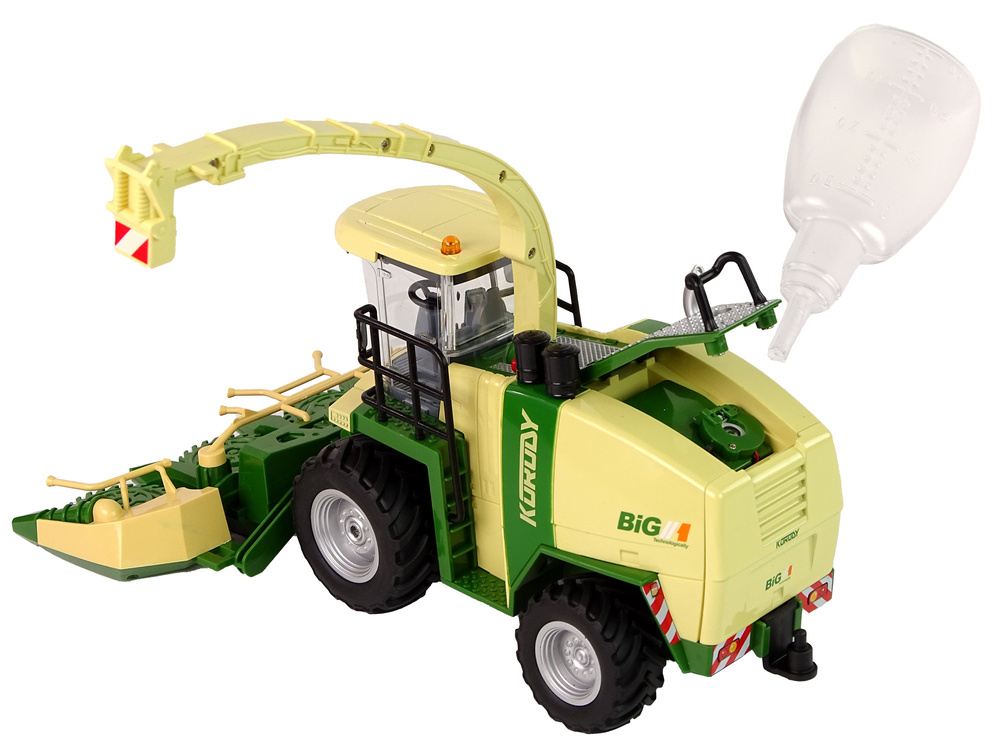 Bestuurbare trekker - RC - 18x16x13cm - met rook licht & geluid