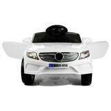 Elektrische kinderauto - accu-auto - 98x52x42 cm - wit