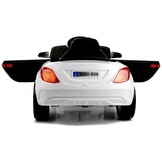 Elektrische kinderauto - accu-auto - 98x52x42 cm - wit