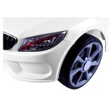 Elektrische kinderauto - accu-auto - 98x52x42 cm - wit