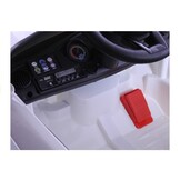 Elektrische kinderauto - accu-auto - 98x52x42 cm - wit