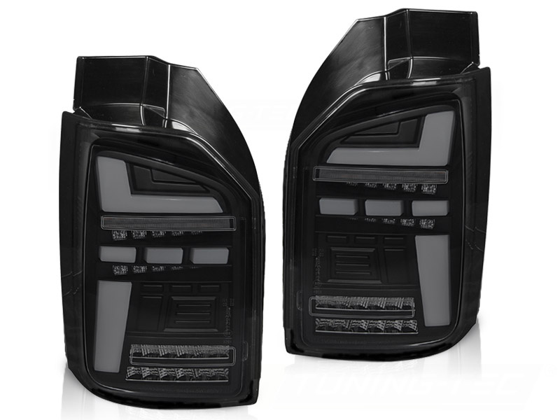 Achterlichten voor VW T6 2015-2019 - LED OEM - zwart smoke