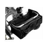 Driewieler met duwstang en zonnekap - 88x50x115cm - donkerblauw