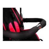 Driewieler met duwstang - en zonnekap - 65x50x105 cm - rood