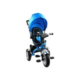 Driewieler met duwstang - en zonnekap - 65x50x105 cm - blauw