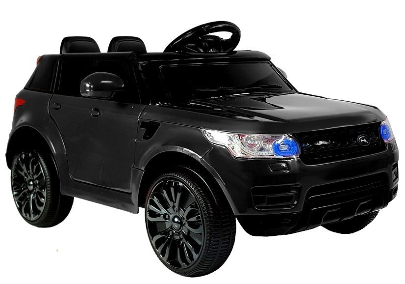 Kleine elektrische auto - SUV - 12V - 93x54,5x37 cm - zwart