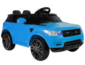 Kleine elektrische auto - SUV - 12V - 93x54,5x37 cm - blauw