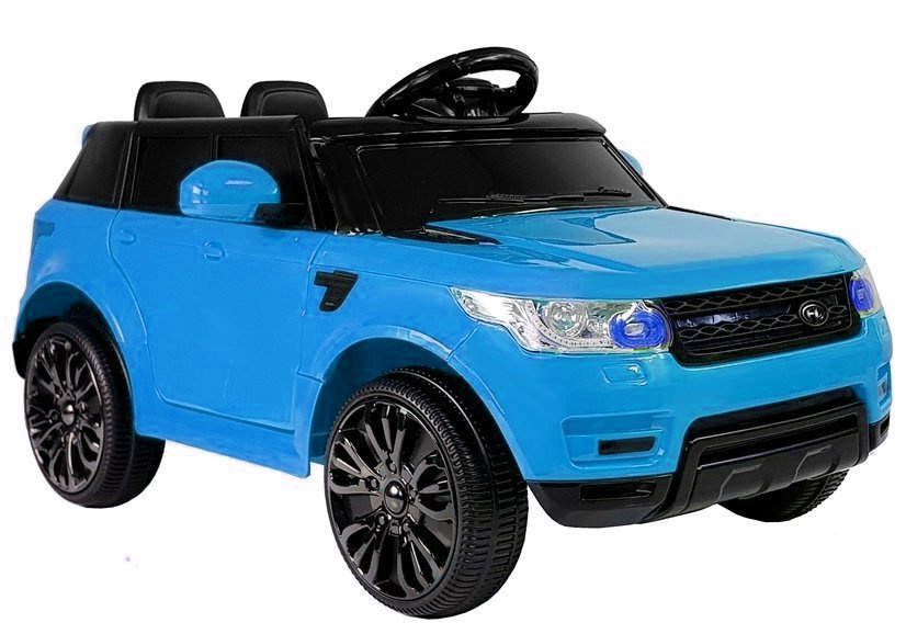 Kleine elektrische auto - SUV - 12V - 93x54,5x37 cm - blauw