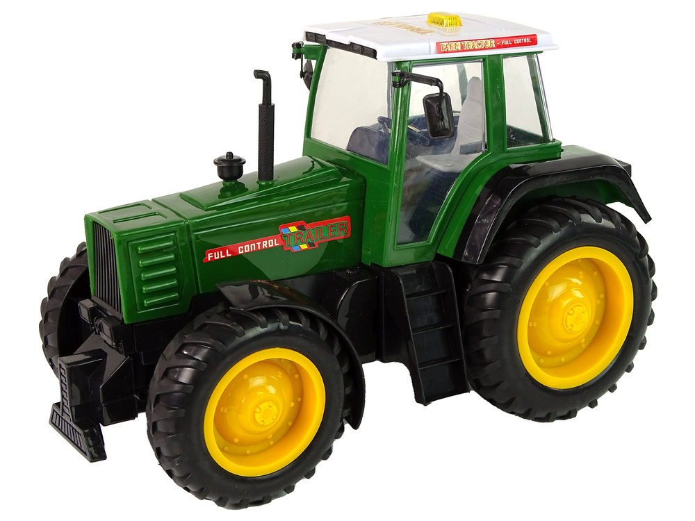 Bestuurbare trekker - RC - 38x22,5x19cm - groen zwart