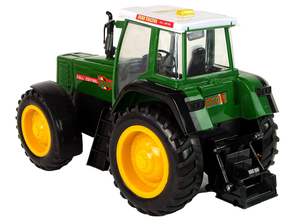 Bestuurbare trekker - RC - 38x22,5x19cm - groen zwart