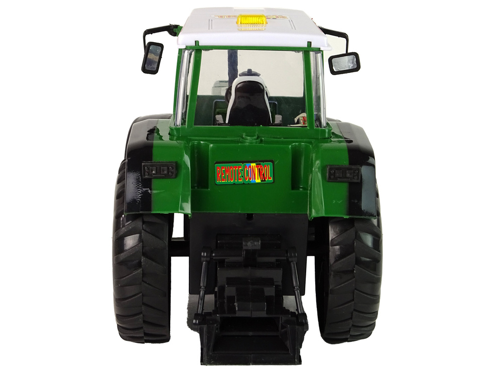 Bestuurbare trekker - RC - 38x22,5x19cm - groen zwart