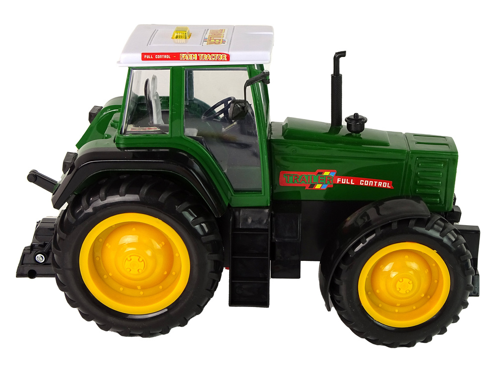 Bestuurbare trekker - RC - 38x22,5x19cm - groen zwart