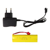 Bestuurbare trekker - RC - 38x22,5x19cm - groen zwart