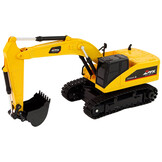 Bestuurbare graafmachine - RC - 30x11x15cm - geel