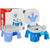 Potje kind - 30x34x21cm - 3in1 - blauw - met deksel