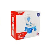 Potje kind - 30x34x21cm - 3in1 - blauw - met deksel