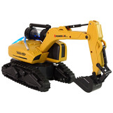 Bestuurbare graafmachine - graafmachine - 30x11x15cm - geel