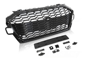 Grille geschikt voor AUDI A4 B9 20- Sedan / Avant - PDC - sportstijl - glanzend zwart