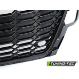 Grille geschikt voor AUDI A4 B9 20- Sedan / Avant - PDC - sportstijl - glanzend zwart