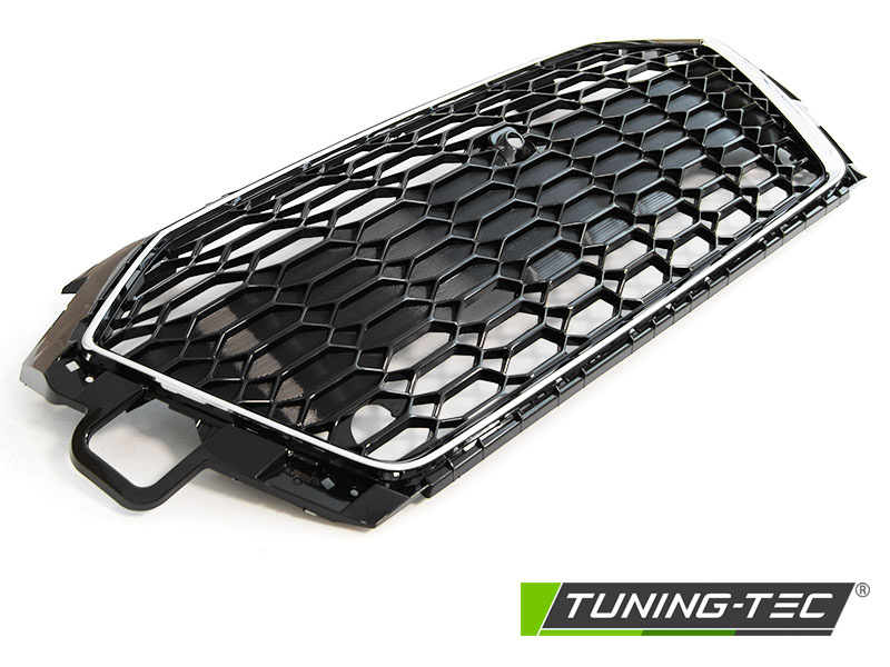 Grille voor AUDI A4 B9 20- LPDC - sport stijl - chroom zwart