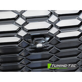 Grille geschikt voor AUDI A4 B9 20- LPDC - sport stijl - chroom zwart