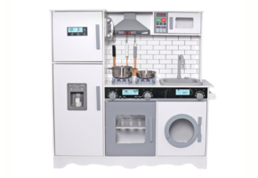 Kinderkeuken AMELIA - hout - 97x30x94cm - met accessoires