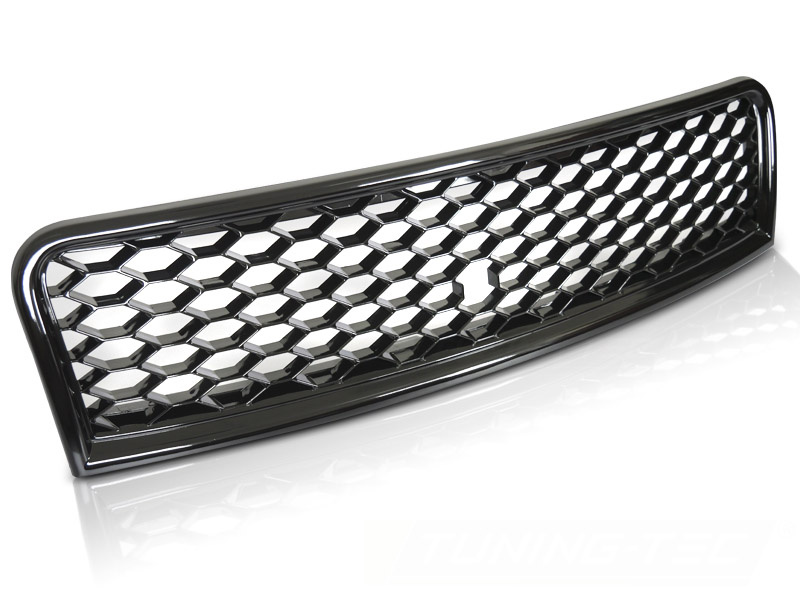 Grille voor AUDI A4 (B6) SPORT 10/2000-10/2004 - sport stijl - glanzend zwart