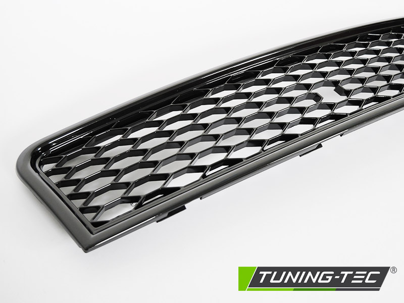 Grille geschikt voor AUDI A4 (B6) SPORT 10/2000-10/2004 - sport stijl - glanzend zwart
