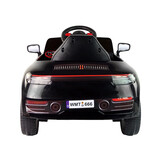 Elektrische kinderauto - met afstandsbediening - 12V - zwart