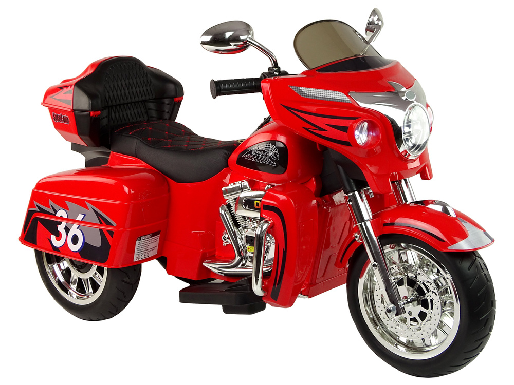 Elektrische kindermotor - Goldwing - 109x47x68cm - rood