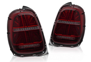 Achterlichten MINI COOPER F55 F56 F57 2014-2017 - 6-polig - LED - rood smoke
