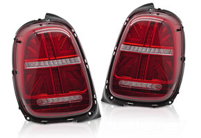 Achterlichten MINI COOPER F55 F56 F57 2014-2017 - 6-polig - LED - rood wit