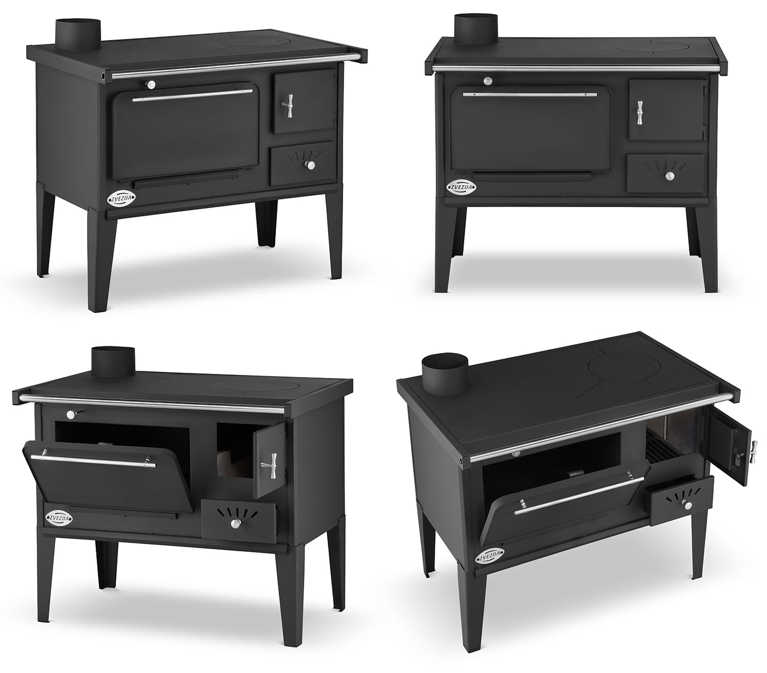 Houtfornuis - energielabel A - 8 kW