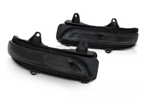 Spiegelknipperlichten geschikt voor TOYOTA LAND CRUISER 150 vanaf 2009 - LED smoke