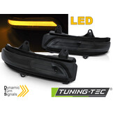 Spiegelknipperlichten geschikt voor TOYOTA LAND CRUISER 150 vanaf 2009 - LED smoke