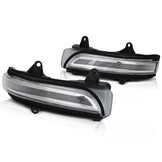 Spiegelknipperlichten geschikt voor TOYOTA LAND CRUISER 150 vanaf 2009 - LED wit