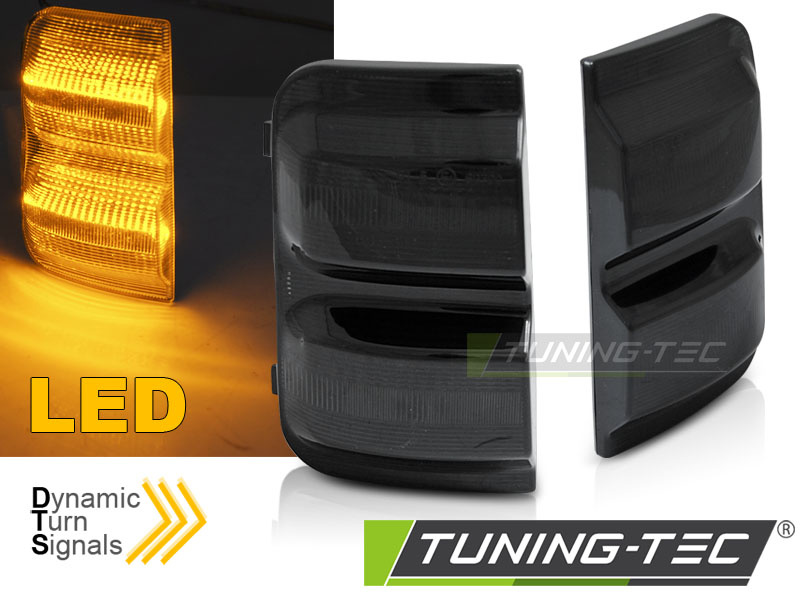 Spiegelknipperlichten PEUGEOT Boxer, FIAT Ducato, CITROEN Jumper 2006-2018 - LED smoke